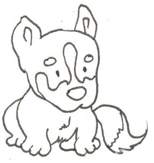 卡通画：哈士奇的绘画步骤