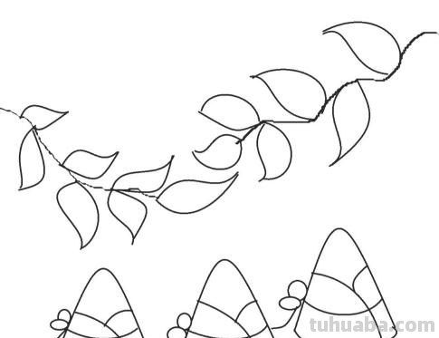 粽子怎么画简笔画（端午粽子怎么画简笔画）