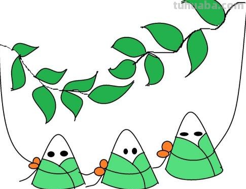 粽子怎么画简笔画（端午粽子怎么画简笔画）