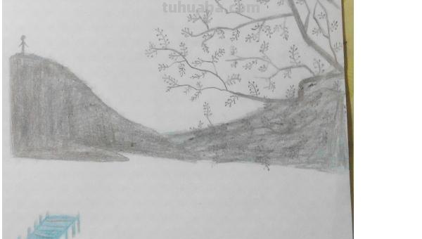 夜空怎么画彩铅（夜空怎么画彩铅深色渐变）