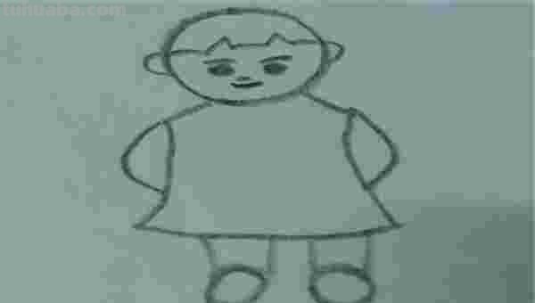 怎么画人物简笔画（儿童怎么画人物简笔画）