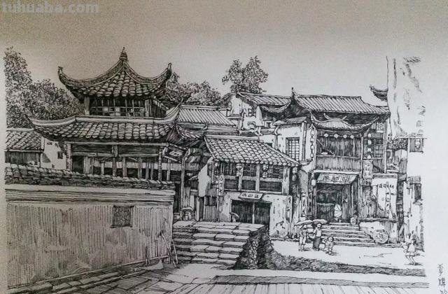 手绘速写风景(手绘速写风景画) 手绘速写风景(手绘速写风景画)