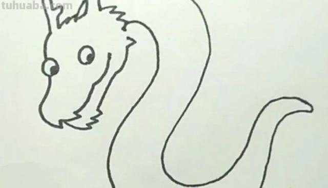 龙怎么简笔画（龙怎么简笔画又霸气）