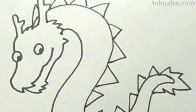 龙怎么简笔画（龙怎么简笔画又霸气）