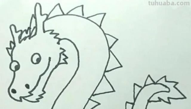 龙怎么简笔画（龙怎么简笔画又霸气）