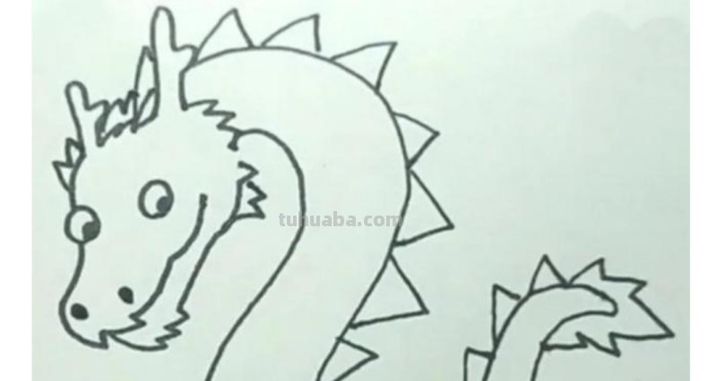龙怎么简笔画（龙怎么简笔画又霸气）