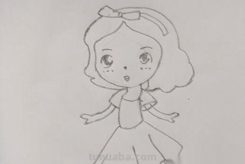 公主怎么画简笔画（叶罗丽公主怎么画简笔画）