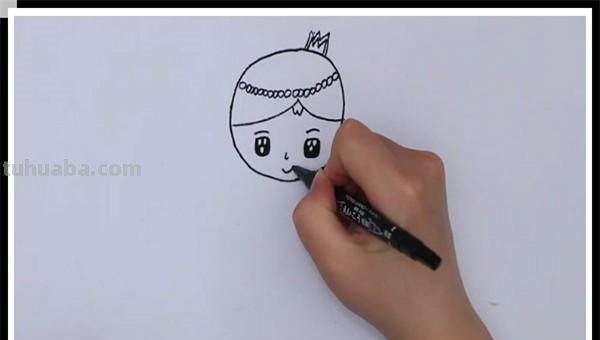 公主怎么画简笔画（叶罗丽公主怎么画简笔画）