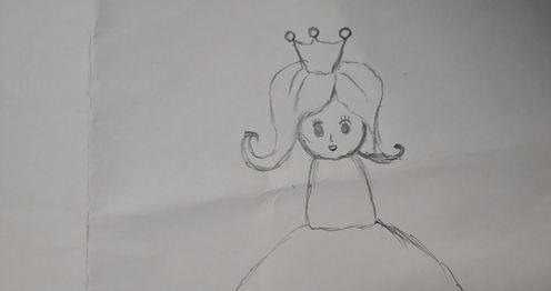 简笔画公主怎么画（简笔画公主怎么画漂亮）