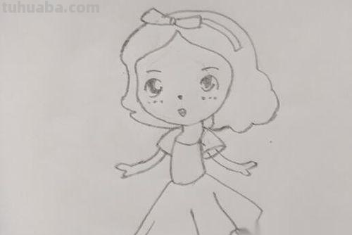 简笔画公主怎么画（简笔画公主怎么画漂亮）