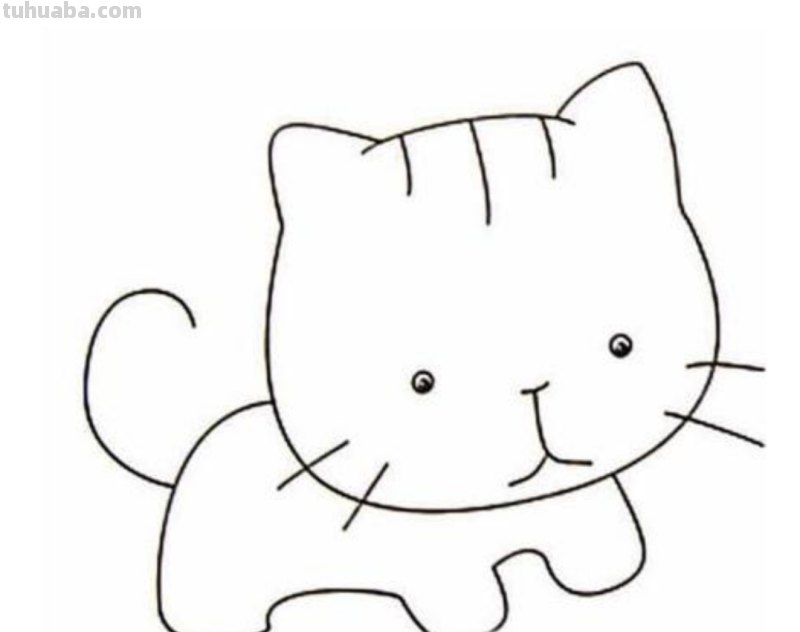 猫怎么画简笔画（猫怎么画简笔画 可爱）