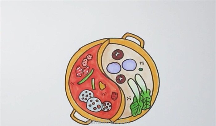 火锅创意速写（火锅创意速写图片）