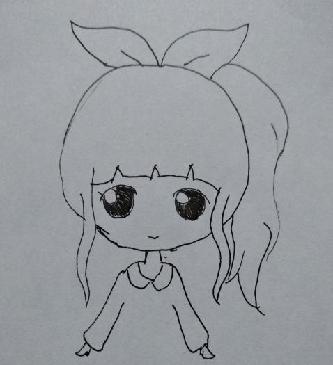 女生怎么画 简笔画（可爱小女生怎么画简笔画）