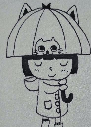 女生怎么画 简笔画（可爱小女生怎么画简笔画）