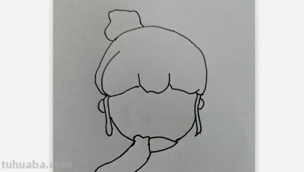 女生怎么画 简笔画（可爱小女生怎么画简笔画）
