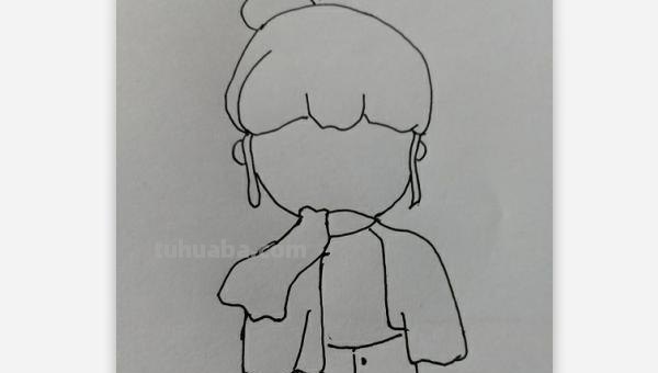 女生怎么画 简笔画（可爱小女生怎么画简笔画）