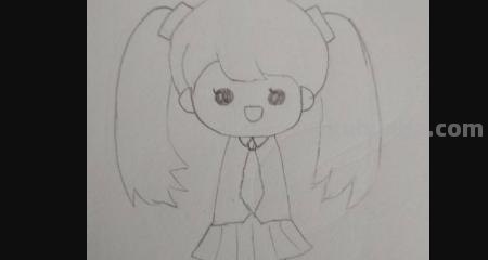 女生怎么画 简笔画（可爱小女生怎么画简笔画）