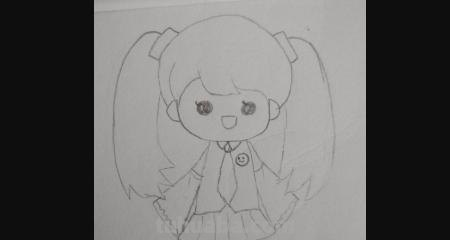 女生怎么画 简笔画（可爱小女生怎么画简笔画）