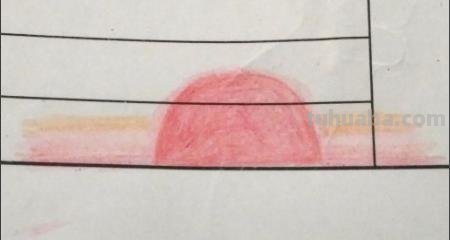 日落用彩铅怎么画（日落用彩铅怎么画最简单）