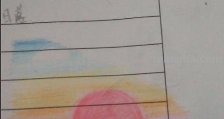 日落用彩铅怎么画（日落用彩铅怎么画最简单）