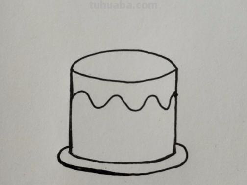 简笔画蛋糕怎么画（简笔画蛋糕怎么画视频）