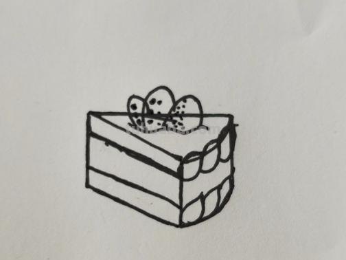 简笔画蛋糕怎么画（简笔画蛋糕怎么画视频）