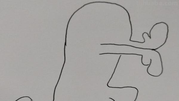 简笔画小人怎么画（敬礼的简笔画小人怎么画）
