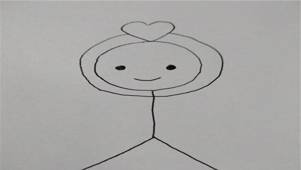 小人怎么画简笔画（两个小人怎么画简笔画）