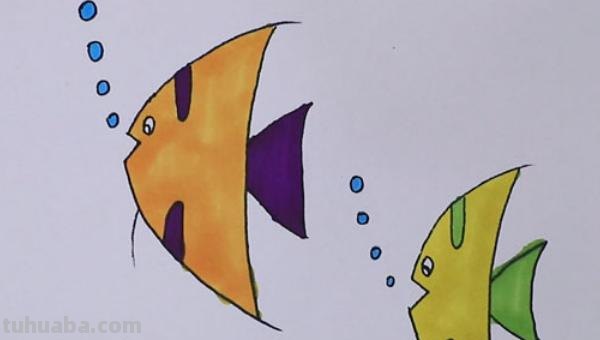 简笔画鱼怎么画（简笔画鱼的步骤）