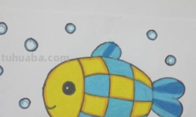 鱼怎么画简笔画（八爪鱼怎么画简笔画）