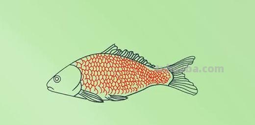 鱼怎么画简笔画（八爪鱼怎么画简笔画）