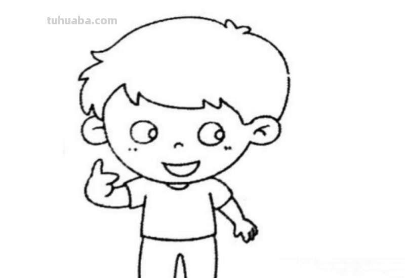 小孩怎么画简笔画（古代小孩怎么画简笔画）