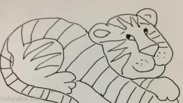 老虎怎么画简笔画（）