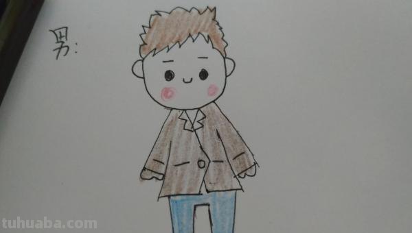 男生怎么画简笔画（古代男生怎么画简笔画）