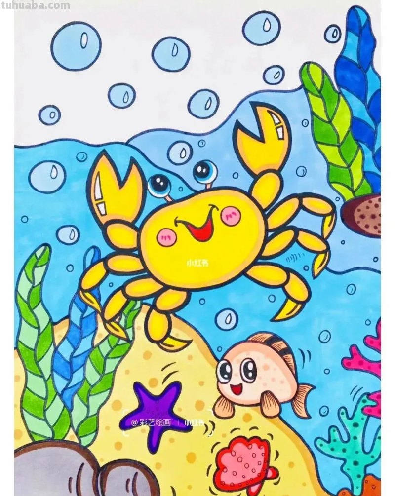 精选65张，适合1到3年级小朋友画的简单又可爱的简笔画素材！收藏