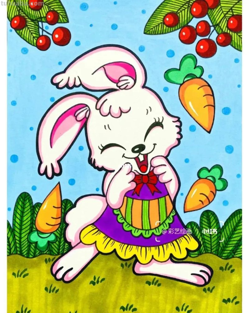 精选65张，适合1到3年级小朋友画的简单又可爱的简笔画素材！收藏