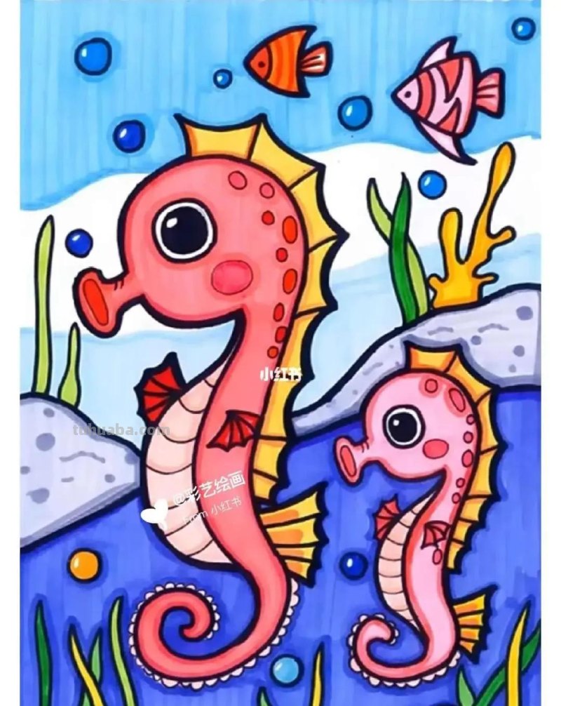 精选65张，适合1到3年级小朋友画的简单又可爱的简笔画素材！收藏