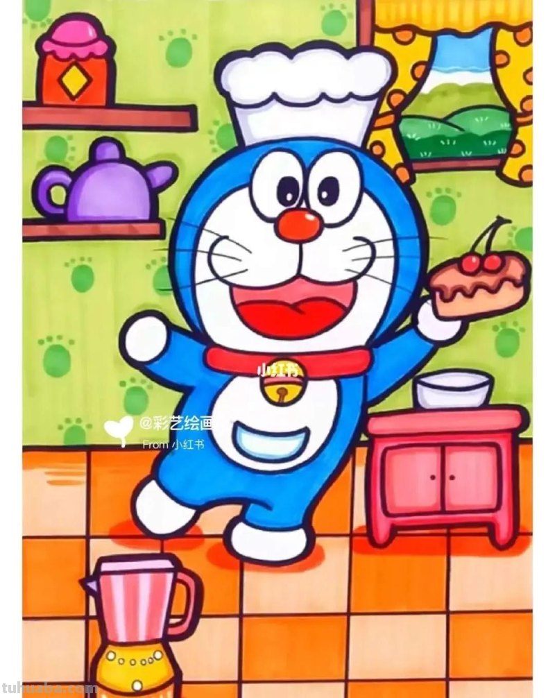 精选65张，适合1到3年级小朋友画的简单又可爱的简笔画素材！收藏