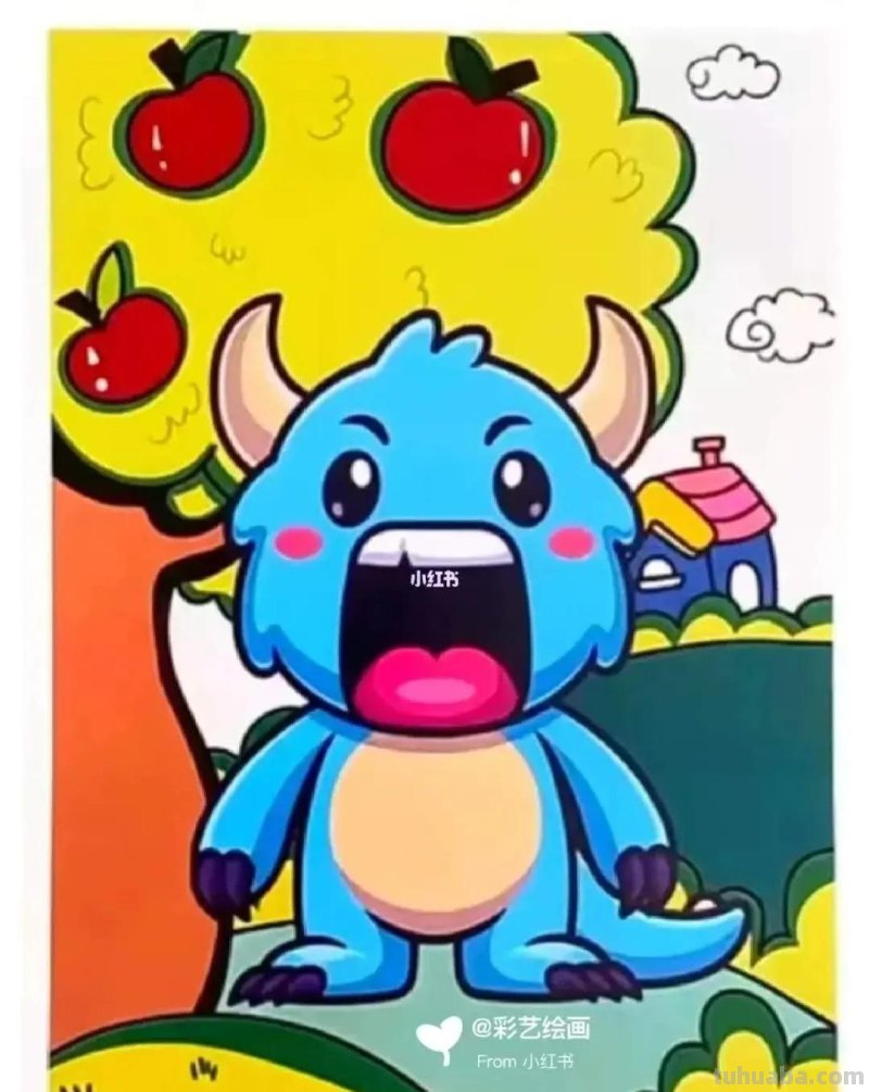 精选65张，适合1到3年级小朋友画的简单又可爱的简笔画素材！收藏