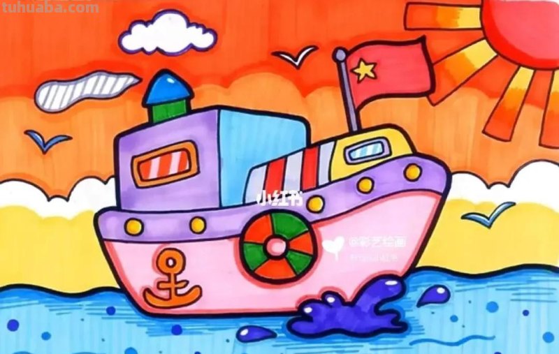 精选65张，适合1到3年级小朋友画的简单又可爱的简笔画素材！收藏