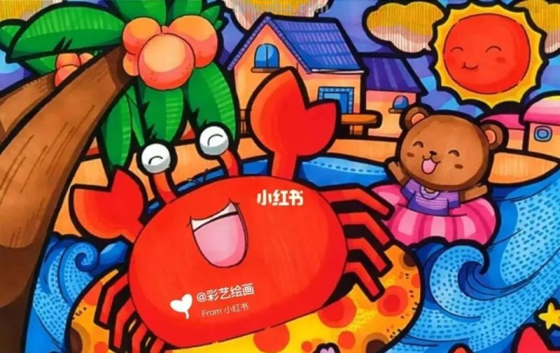 精选65张，适合1到3年级小朋友画的简单又可爱的简笔画素材！收藏