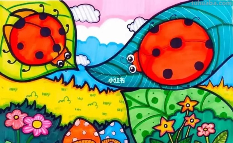 精选65张，适合1到3年级小朋友画的简单又可爱的简笔画素材！收藏