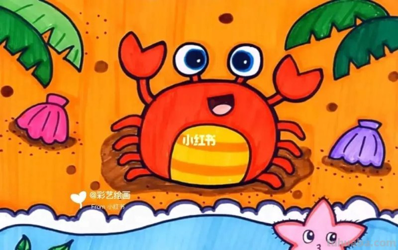 精选65张，适合1到3年级小朋友画的简单又可爱的简笔画素材！收藏