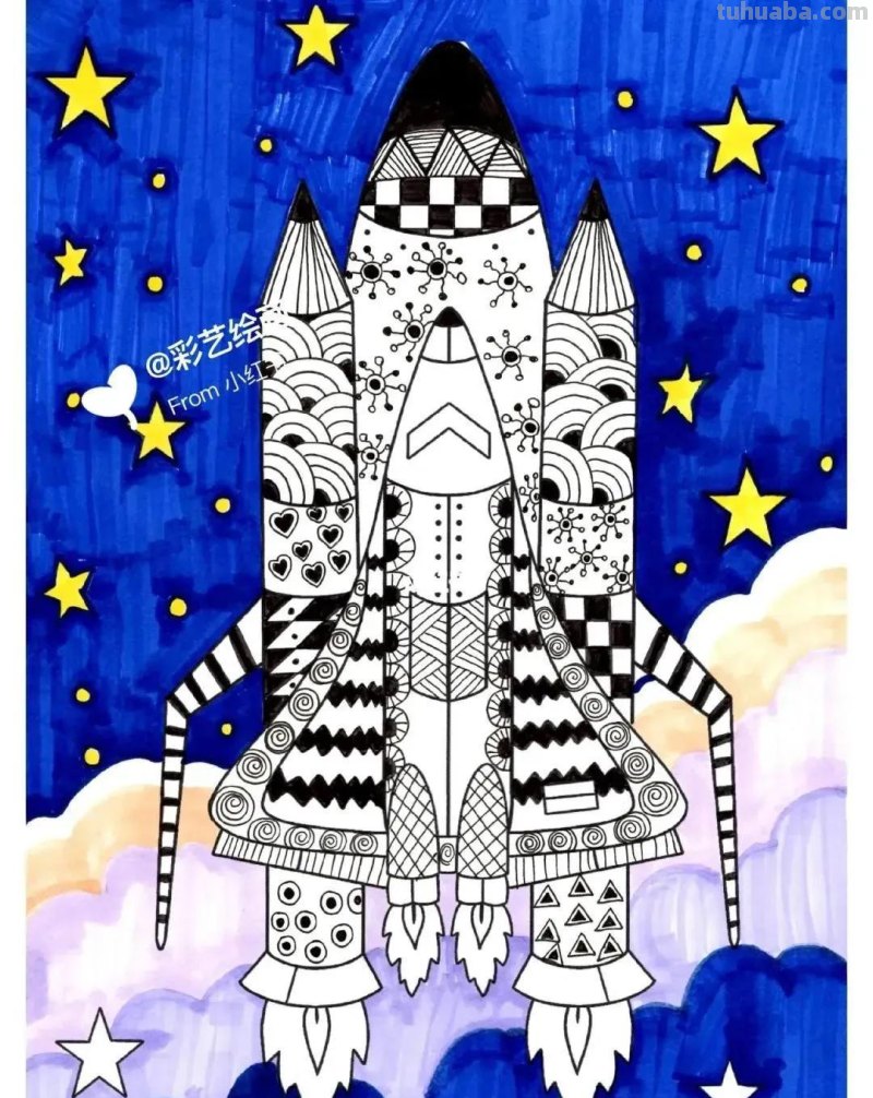 精选65张，适合1到3年级小朋友画的简单又可爱的简笔画素材！收藏