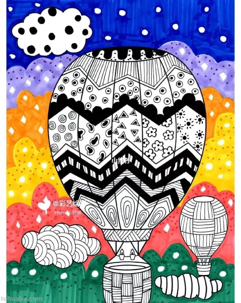 精选65张，适合1到3年级小朋友画的简单又可爱的简笔画素材！收藏