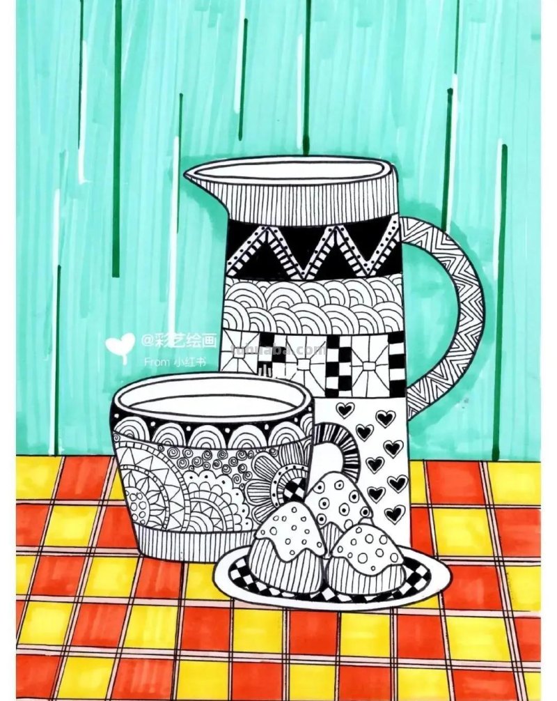 精选65张，适合1到3年级小朋友画的简单又可爱的简笔画素材！收藏