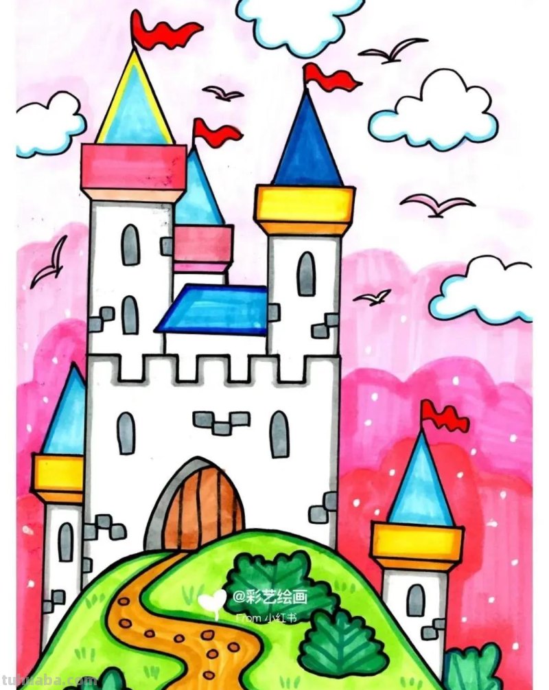 精选65张，适合1到3年级小朋友画的简单又可爱的简笔画素材！收藏