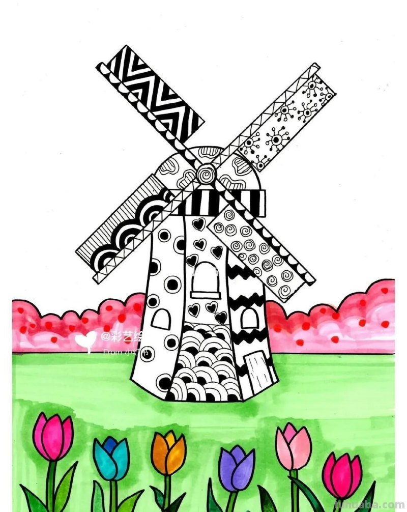 精选65张，适合1到3年级小朋友画的简单又可爱的简笔画素材！收藏