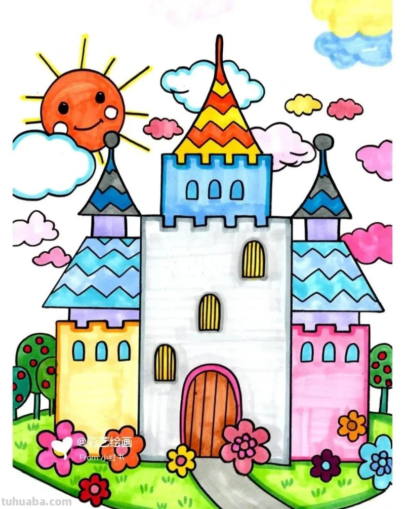 精选65张，适合1到3年级小朋友画的简单又可爱的简笔画素材！收藏