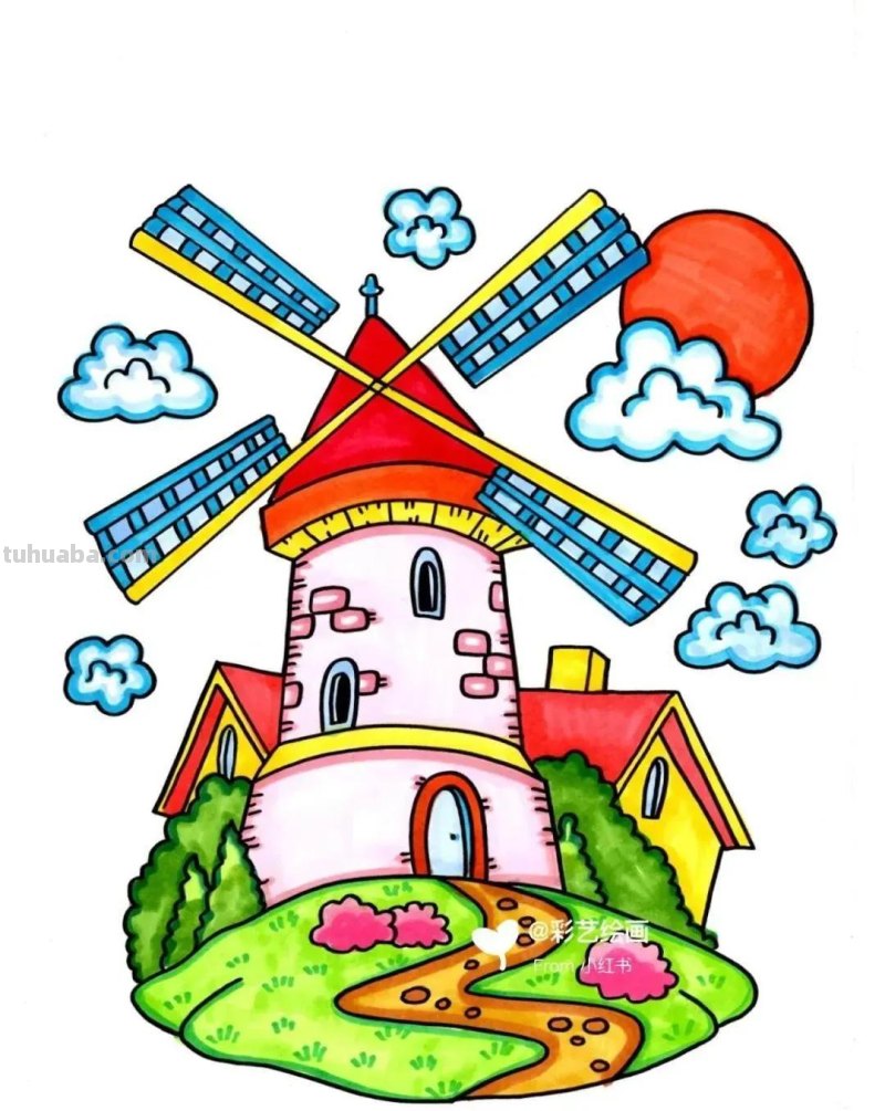 精选65张，适合1到3年级小朋友画的简单又可爱的简笔画素材！收藏